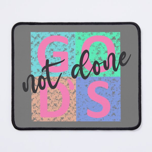 Item preview, God's Not Done designed and sold by SweetCreekFaith.