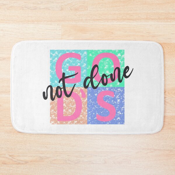 Item preview, God's Not Done designed and sold by SweetCreekFaith.