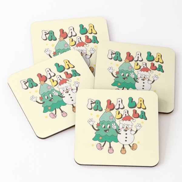 Item preview, Fa lala lala retro Christmas vintage designs designed and sold by ArtfulGiftShop.
