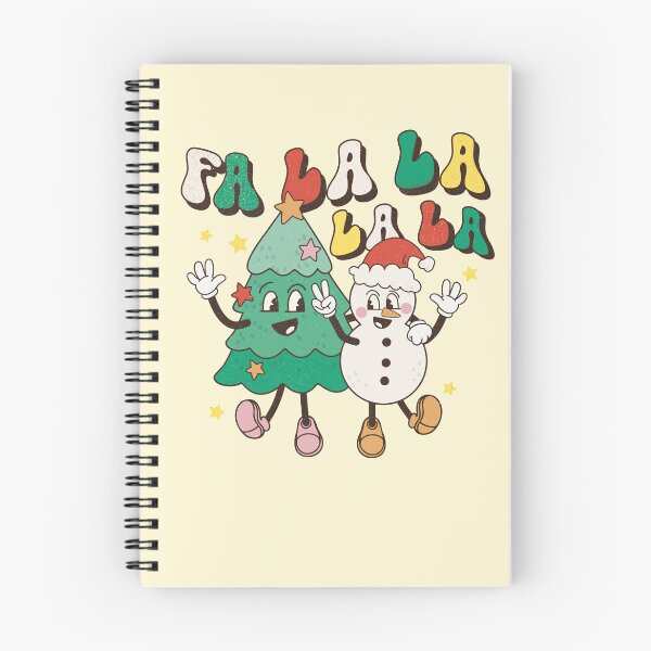 Item preview, Fa lala lala retro Christmas vintage designs designed and sold by ArtfulGiftShop.