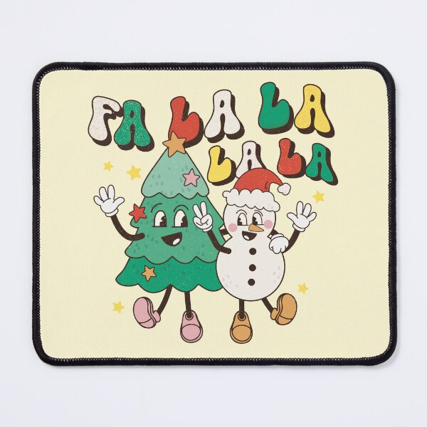 Item preview, Fa lala lala retro Christmas vintage designs designed and sold by ArtfulGiftShop.