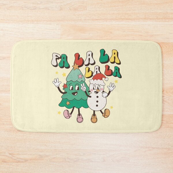 Item preview, Fa lala lala retro Christmas vintage designs designed and sold by ArtfulGiftShop.