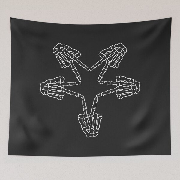 Item preview, Copy of SKULL HANDS STAR - WHITE designed and sold by hugoncalves.