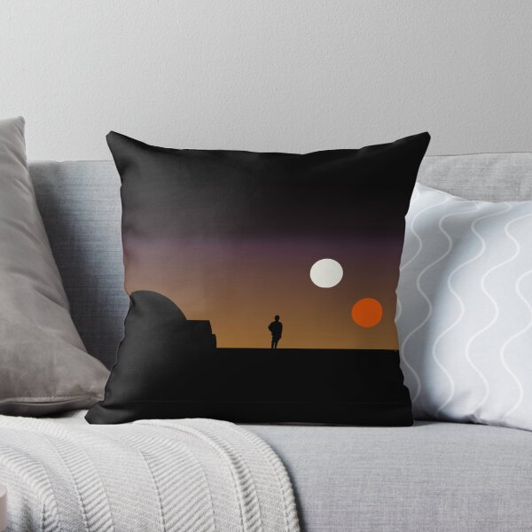 The Double Sunset... Throw Pillow