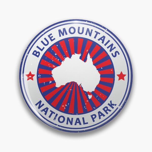 Item preview, Blue Mountains National Park Australia Country Symbol designed and sold by KrisSidDesigns.