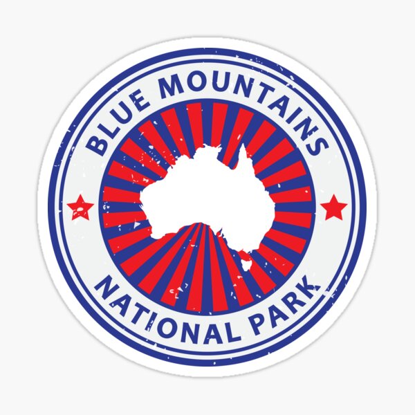 Blue Mountains National Park Australia Country Symbol Sticker