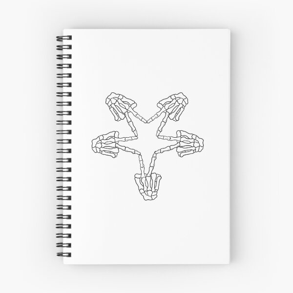Item preview, SKULL HANDS STAR - BLACK designed and sold by hugoncalves.