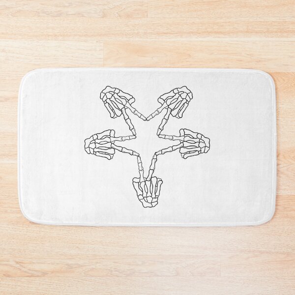 Item preview, SKULL HANDS STAR - BLACK designed and sold by hugoncalves.