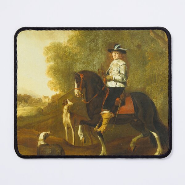 Item preview, Portrait of an Horseman with two Dogs designed and sold by tony4urban.