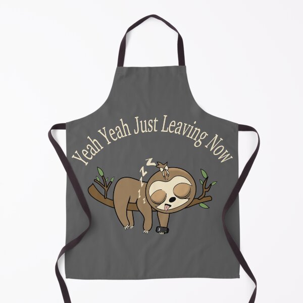 Item preview,  Yeah yeah late for work sloth designed and sold by TipTopTapo.