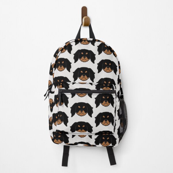 Item preview, Cavalier King Charles Spaniels by Smooshface United - Cav silhouette in black and tan designed and sold by smooshfaceutd.