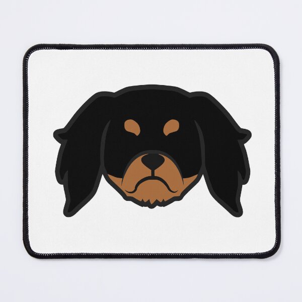 Item preview, Cavalier King Charles Spaniels by Smooshface United - Cav silhouette in black and tan designed and sold by smooshfaceutd.