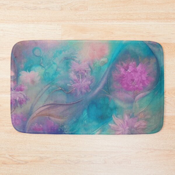 Item preview, Fantasy Abstract Flowers Painted In Pink And Peach Watercolor Vintage Botanical Garden Flowers designed and sold by IZiets.