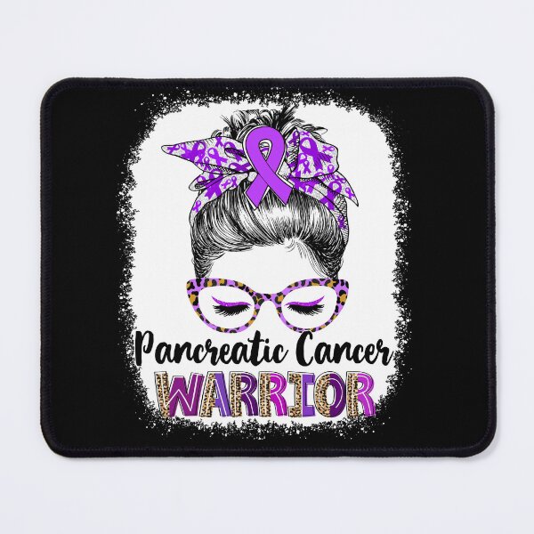 Item preview, Messy Bun Leopard Pancreatic Cancer Warrior designed and sold by rechardtee.