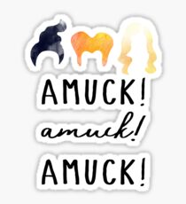 AMUCK! AMUCK! AMUCK! Sticker