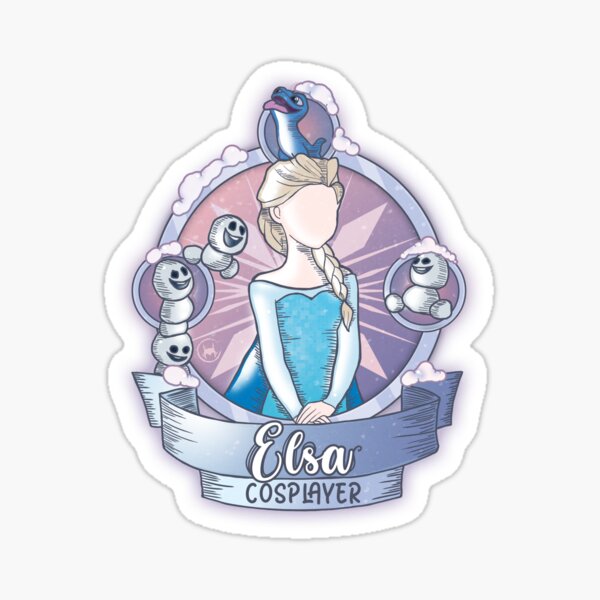 Snow Queen Cosplayer Sticker