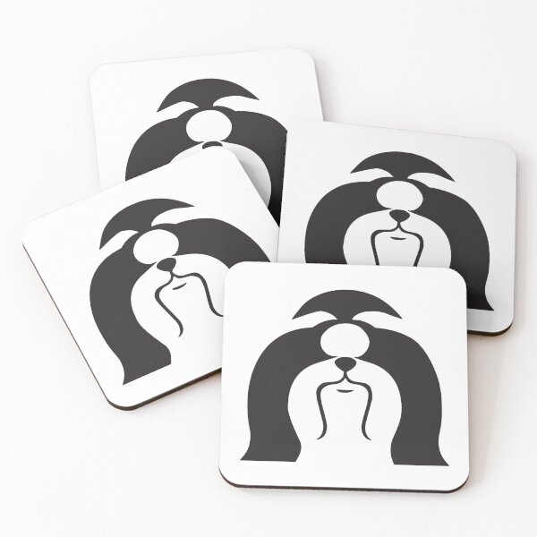 Item preview, Shih Tzu sticker silhouette - Shih Tzu dog love Shih Tzu mom - by Smooshface United designed and sold by smooshfaceutd.