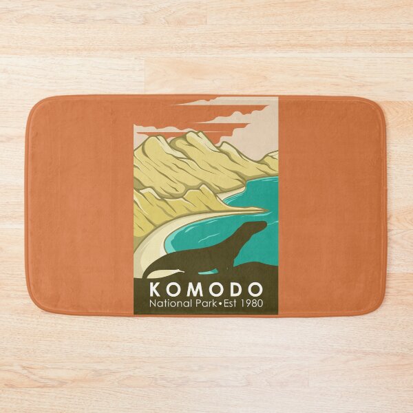 Item preview, Komodo National Park Indonesia Vintage designed and sold by KrisSidDesigns.