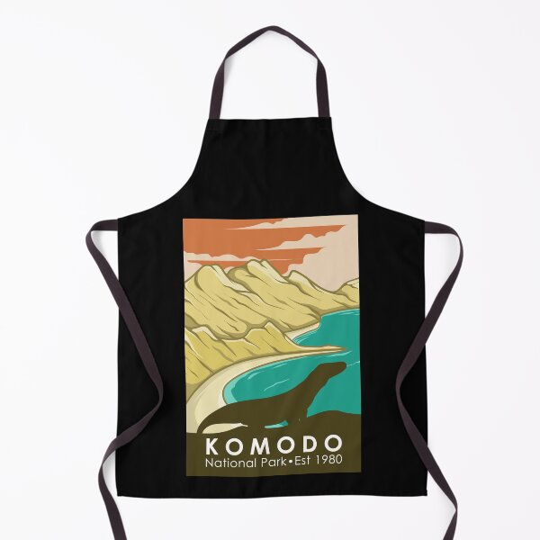 Item preview, Komodo National Park Indonesia Vintage designed and sold by KrisSidDesigns.