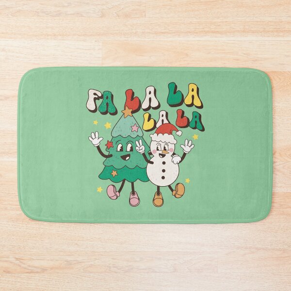 Item preview, Fa lala lala retro Christmas vintage designs designed and sold by ArtfulGiftShop.