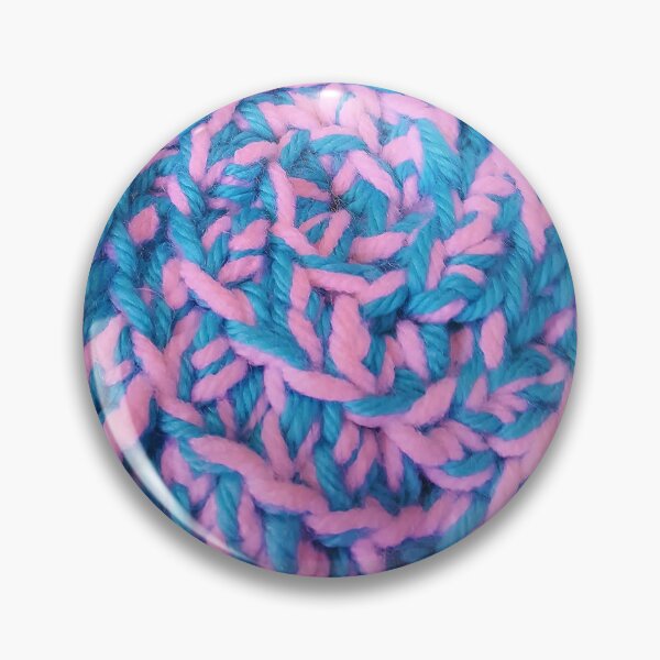 Item preview, Cotton Candy Swirly Knit - Pink and Turquoise designed and sold by Kim Arnott.