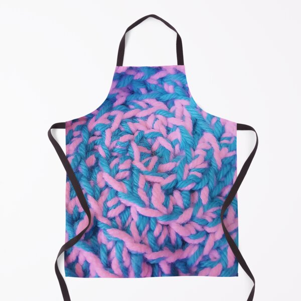 Item preview, Cotton Candy Swirly Knit - Pink and Turquoise designed and sold by Kim Arnott.