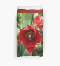 Red Tulip Mania DPG150605a Duvet Cover
