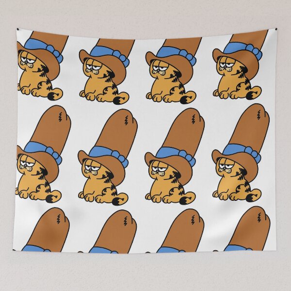 Item preview, cowboy garfield yeehaw designed and sold by jamielynngalla.