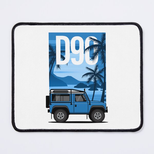 Item preview, 4x4 Blue D90 On the Beach Graphic Interpretation designed and sold by blackdogshop.