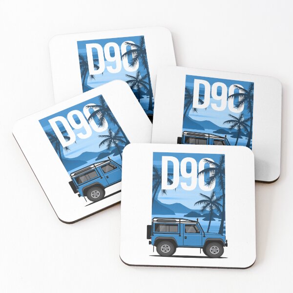 Item preview, 4x4 Blue D90 On the Beach Graphic Interpretation designed and sold by blackdogshop.