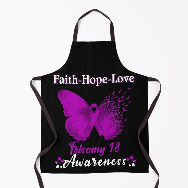 Item preview, Faith Hope Love Butterfly Trisomy 18 Awareness designed and sold by Gillosina.