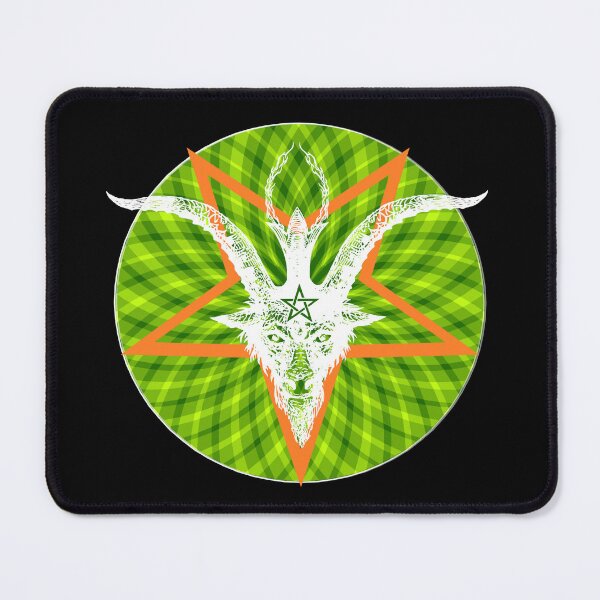 Item preview, white baphomet 3 designed and sold by crileybell.