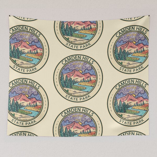 Item preview, Camden Hills State Park Maine Badge designed and sold by KrisSidDesigns.