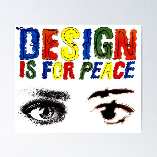 Item preview, Design Is For Peace Print designed and sold by Go-Postal.