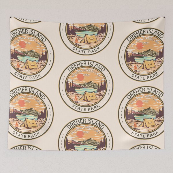 Item preview, Dreher Island State Park South Carolina Badge designed and sold by KrisSidDesigns.