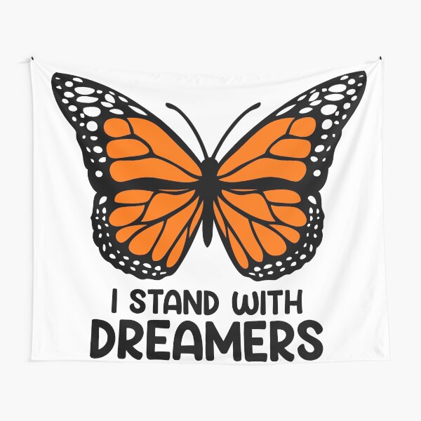 Item preview, I Stand With Dreamers DACA Butterfly designed and sold by StudioSirenita.