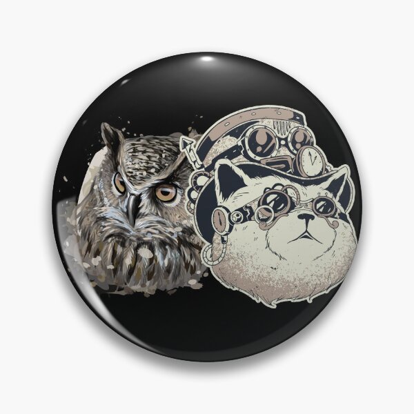 Item preview, A CAT AND AN OWL designed and sold by sakarya1818.