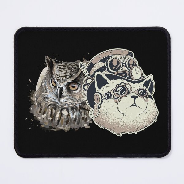 Item preview, A CAT AND AN OWL designed and sold by sakarya1818.