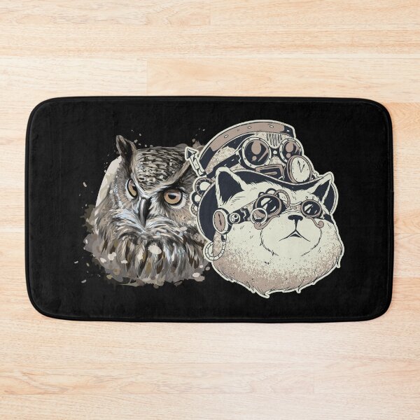 Item preview, A CAT AND AN OWL designed and sold by sakarya1818.