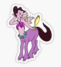 Mirror Centaurette and Cherub Sticker