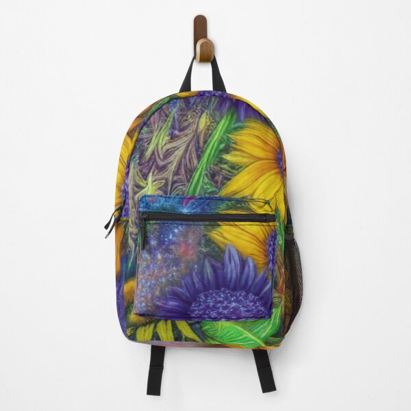 Item preview, Fantasy Abstract Flowers Painted In Yellow And Blue Watercolor Botanical Garden Flowers designed and sold by IZiets.