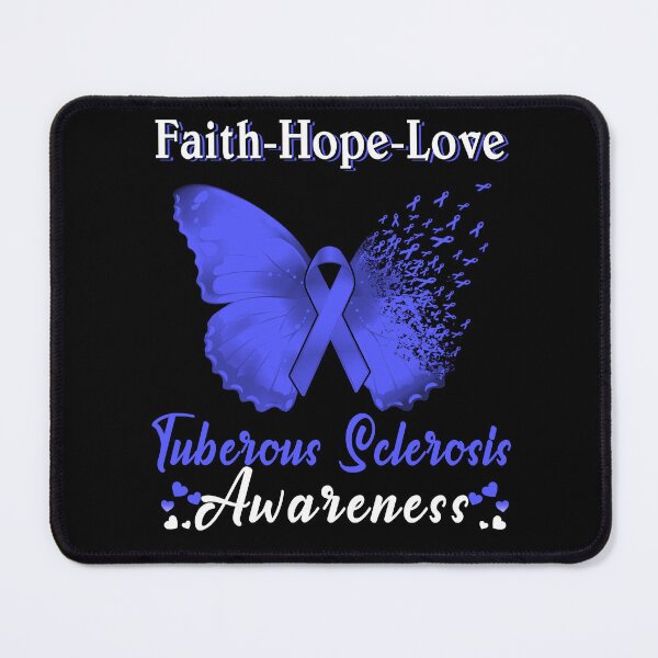 Item preview, Faith Hope Love Butterfly Tuberous Sclerosis Awareness designed and sold by Gillosina.