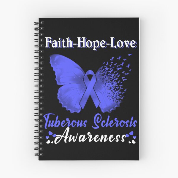 Item preview, Faith Hope Love Butterfly Tuberous Sclerosis Awareness designed and sold by Gillosina.