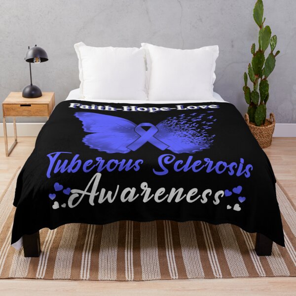 Item preview, Faith Hope Love Butterfly Tuberous Sclerosis Awareness designed and sold by Gillosina.