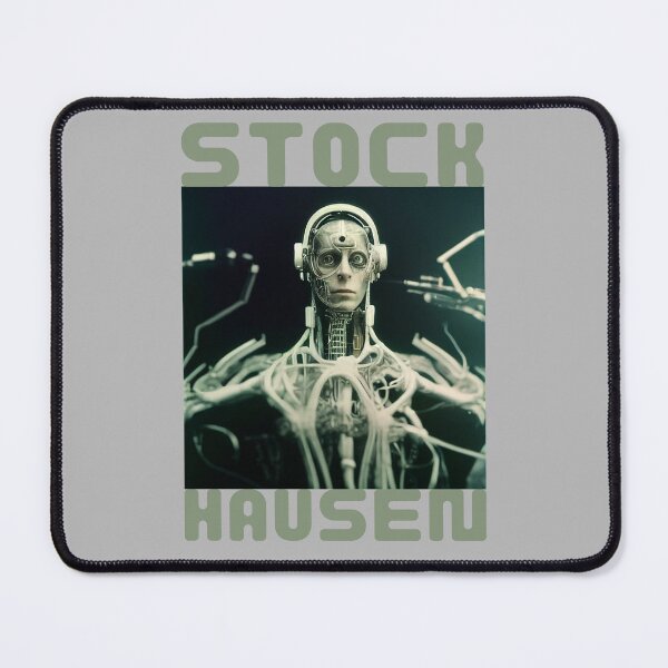 Item preview, Karlheinz Stockhausen as a Cyborg designed and sold by Cryptilian.