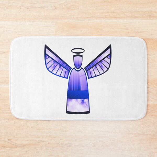 Aperçu de l'œuvre Conception de silhouette d'ange violet créée et vendue par Dven-Clothes.