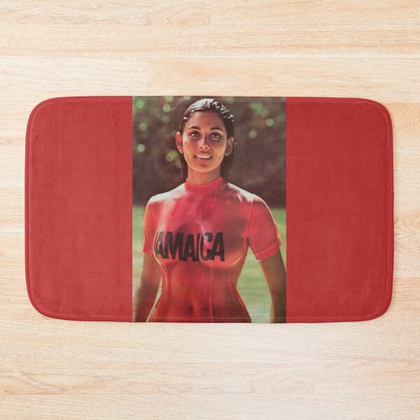 Item preview, Come to Jamaica Vintage Style Poster Red Background designed and sold by MittenTheKitten.