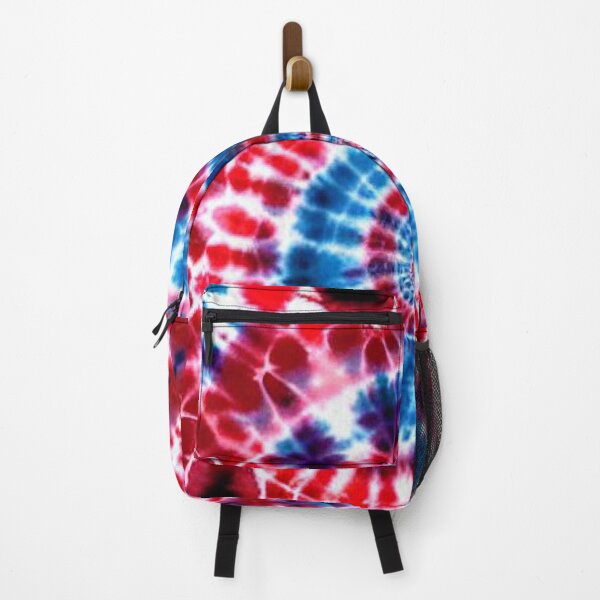 Item preview, Red, White & Blue Tie-Dye Spiral Pattern designed and sold by iDWebArt.