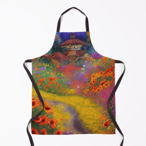 Item preview, Fantasy Abstract Flowers Painted In Warm Colors Watercolor Botanical Garden  designed and sold by IZiets.