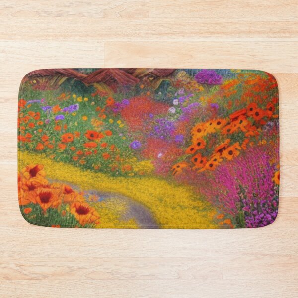 Item preview, Fantasy Abstract Flowers Painted In Warm Colors Watercolor Botanical Garden  designed and sold by IZiets.